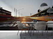 Track Starting Sunset View Sports Wallpaper sports & entertainment wall mural for games room or entertainment space - view 4