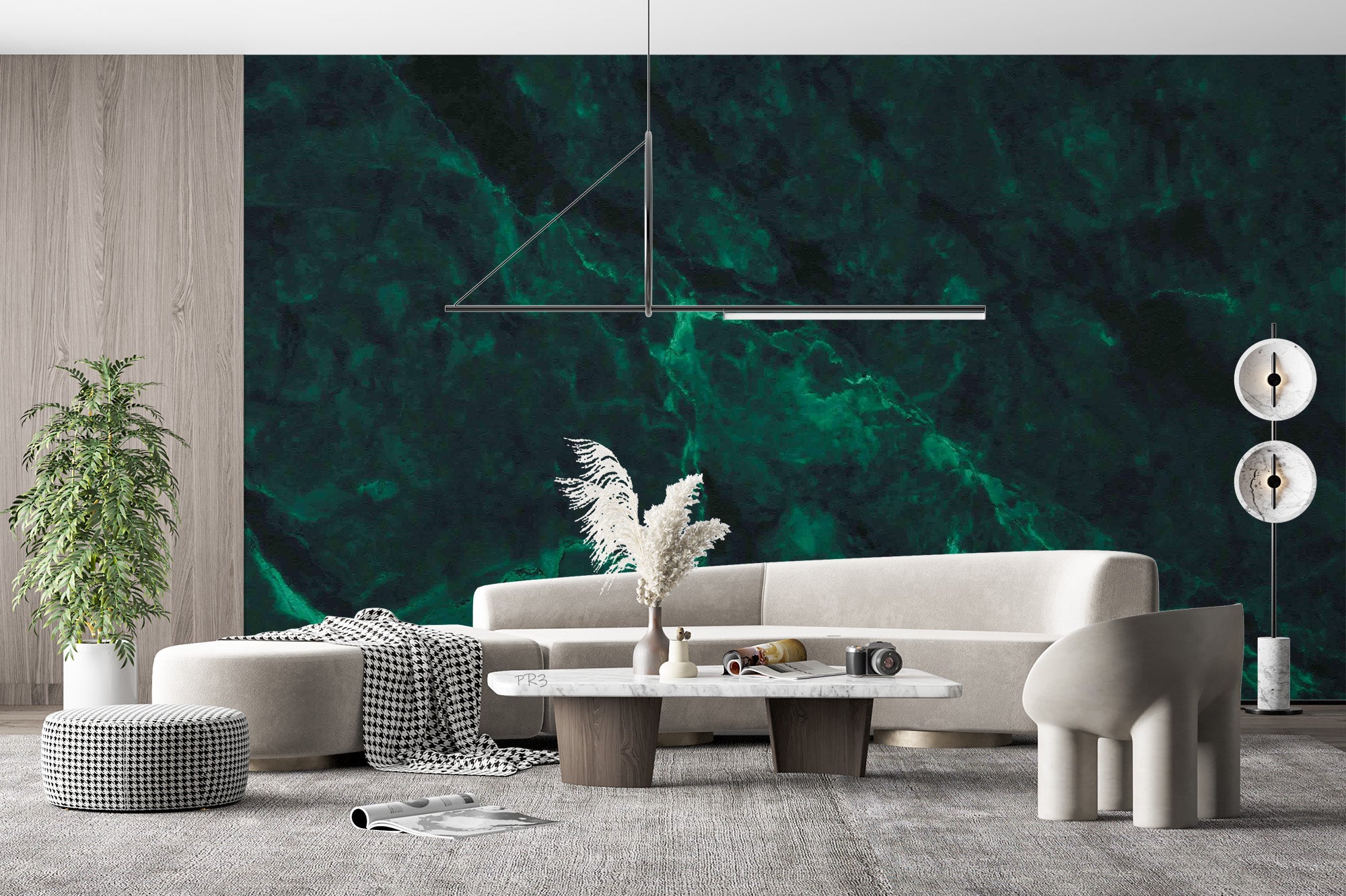 3D Abstract Green Marble Texture Wall Mural Wallpaper GD 3859- Jess Art Decoration