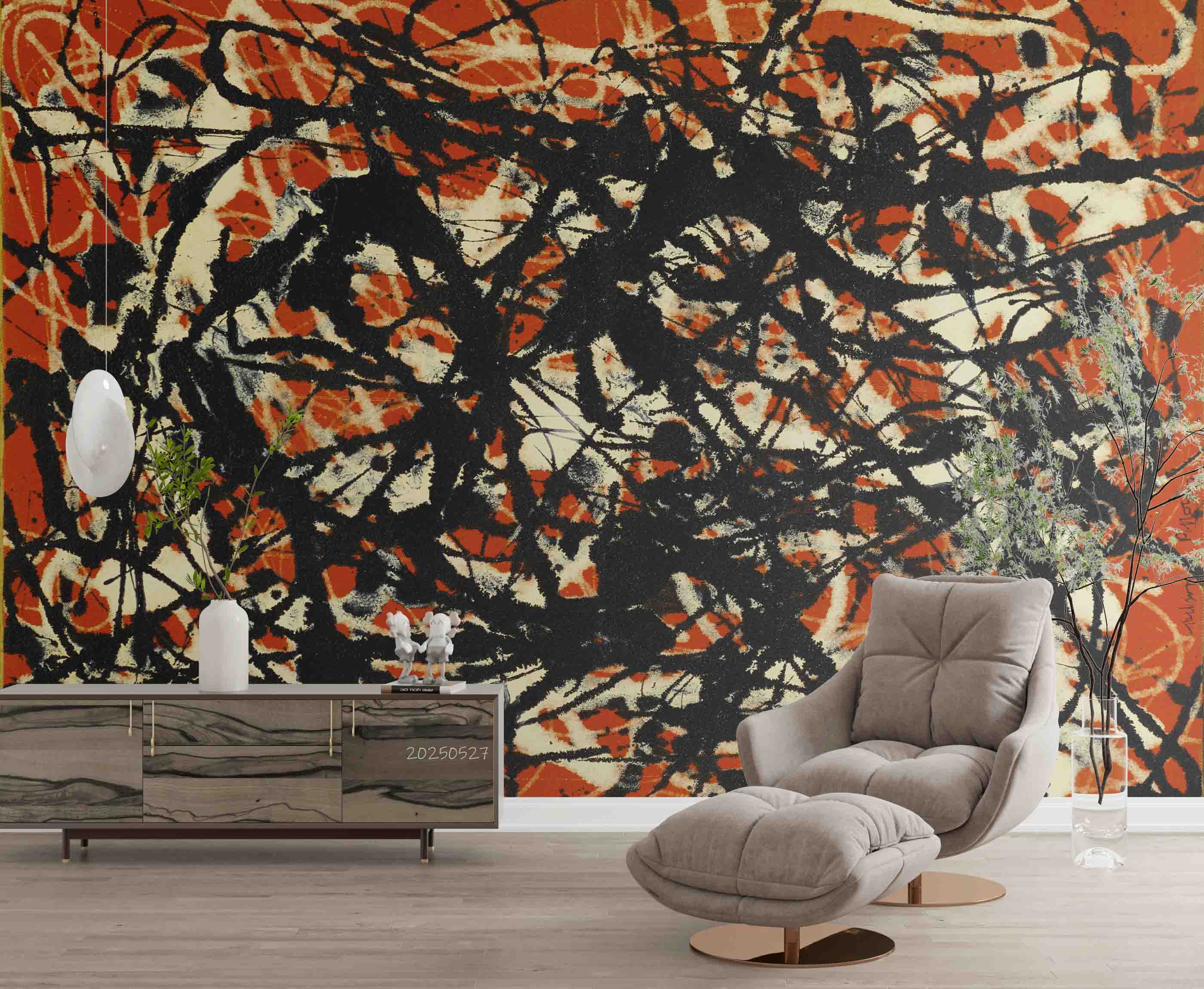3D Artist's Abstract Painting Graffiti Artwork Wallpaper Wall Mural Wall Decor Wall Art Wall Sticker Remoable Wallpaper 4