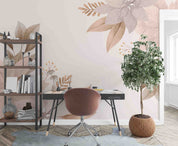 3D Hand Drawn Plant Leaves Background Wall Mural Wallpaper GD 3376- Jess Art Decoration