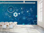 3D School STEM Science Lab Classroom Teaching Aid Chemistry Wall Mural Wallpaper 53