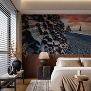 3D Hotel Inn Motel Hostel Resort Manor Scenery Sea Wall Mural Wallpaper 22