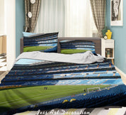 3D Real Madrid Spectator Seats Quilt Cover Set Bedding Set Duvet Cover Pillowcase 832