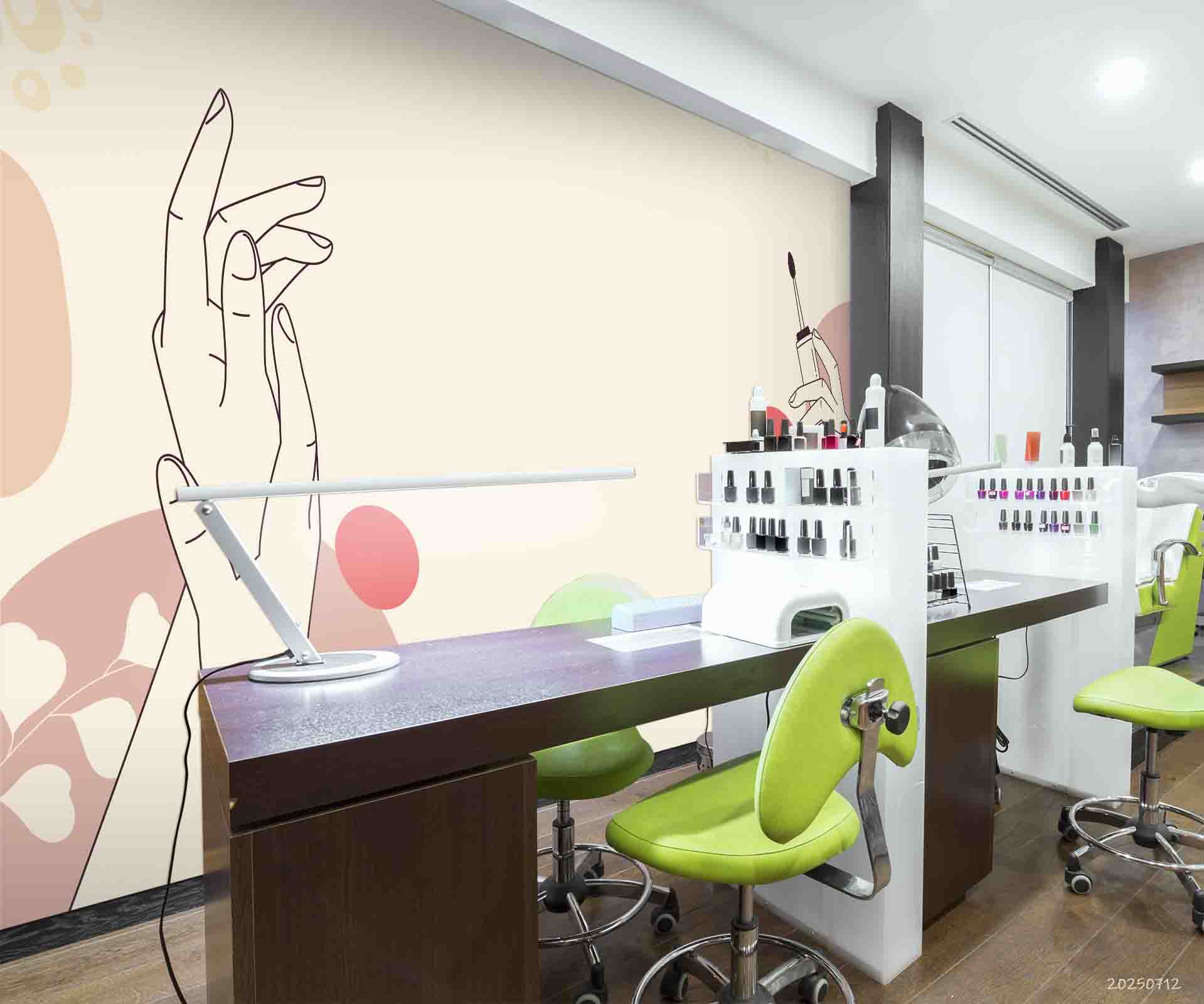 3D Salon Shop Beauty Salon Nail Salon Wall Mural Wallpaper 40