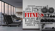3D Gym Fitness Gymnasium Wall Mural Wallpaper 61