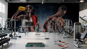 3D Gym Fitness Gymnasium Wall Mural Wallpaper 70