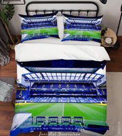 3D Chelsea Football Club Spectator Seats Quilt Cover Set Bedding Set Duvet Cover Pillowcase 935