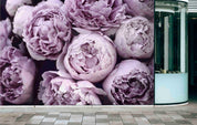 3D Retail Shop Store Market Trade Purple Floral Wall Mural Wallpaper 10