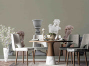 3D Sculpture Head Cup Wall Mural Wallpaper YXL 2425