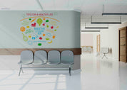 3D Clinic Hospital Rehabilitation Center Healthy Wall Mural Wallpaper JN 1