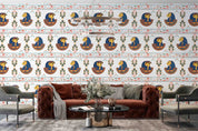3D Egyptian Tefnut Pattern Background Wallpaper Wall Mural Wall Decor Wall Art Wall Sticker Remoable Wallpaper LQH