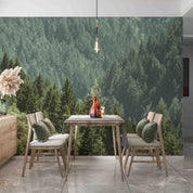 3D Beautiful Forest Pine Trees Wall Mural Wallpaper GD 3296- Jess Art Decoration