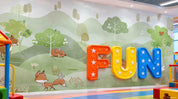3D Play Centre Amusement Park Funfair Carnie Cartoon Animals Scenery Wall Mural Wallpaper 19