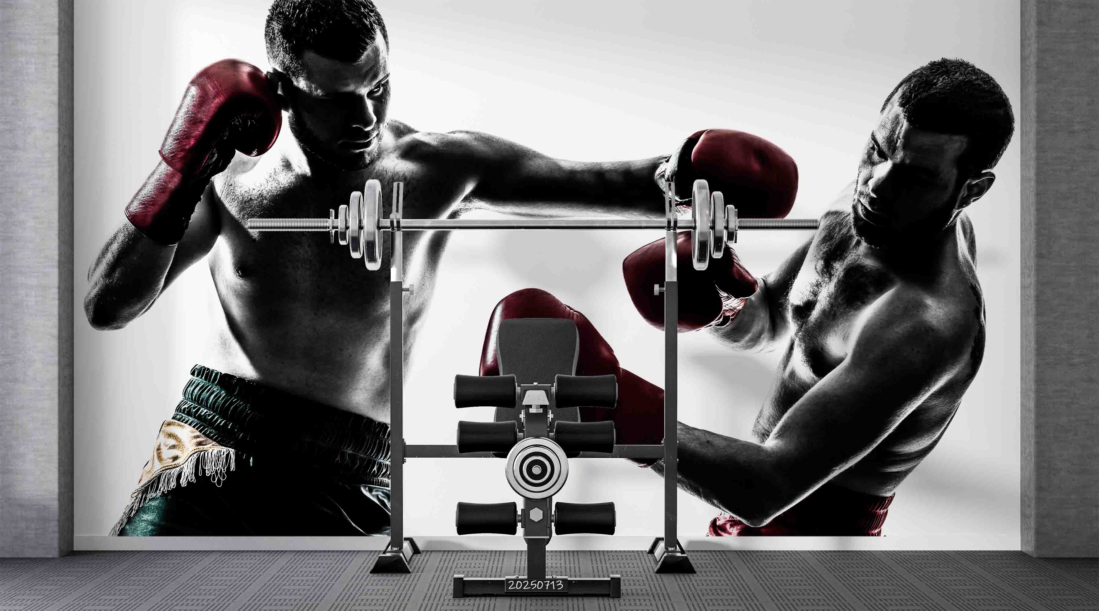 3D Gym Fitness Gymnasium Boxing Wall Mural Wallpaper 74