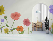 3D Colorful Floral Background Wall Mural Wallpaper GD 3476- Jess Art Decoration