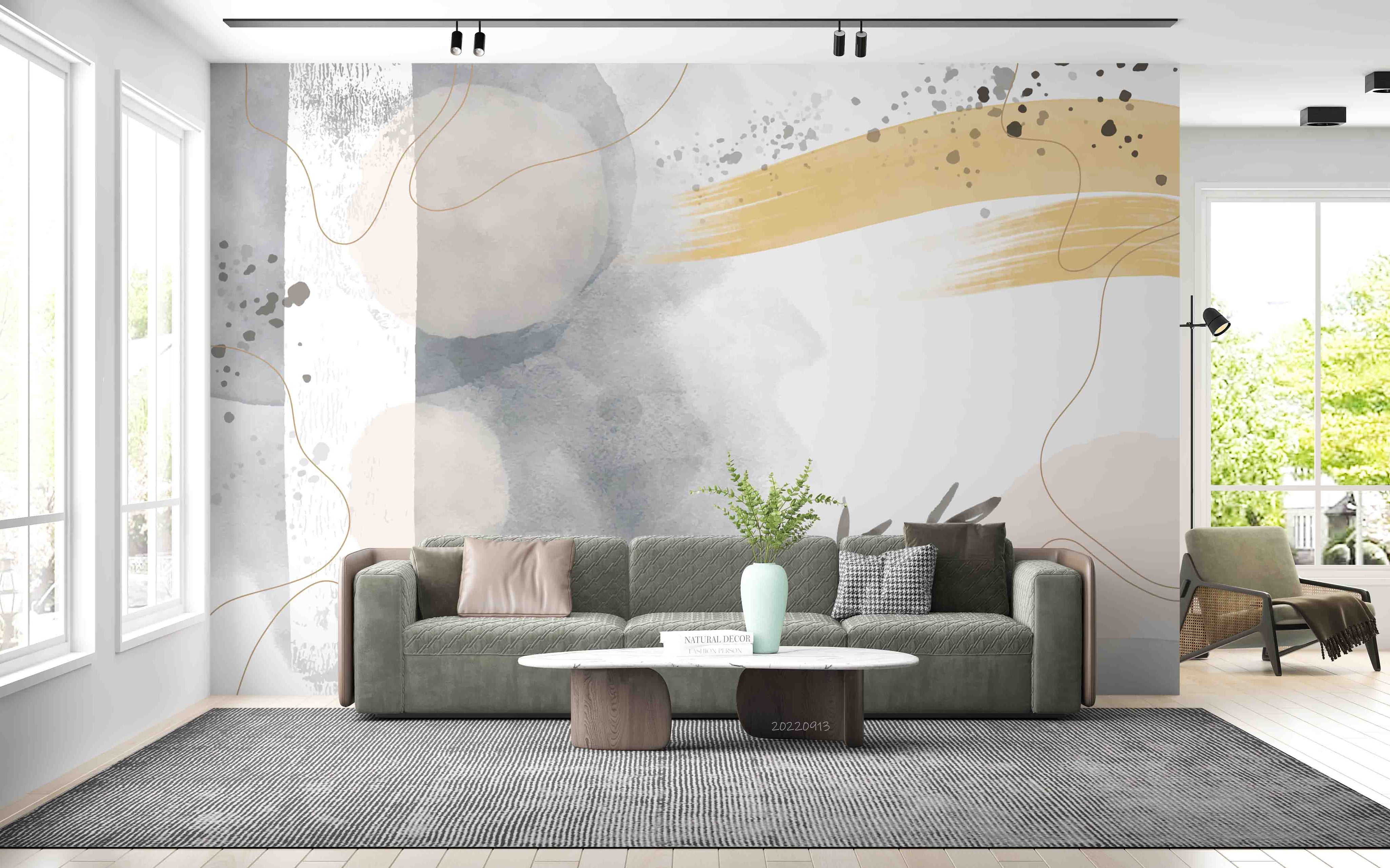 3D Watercolor Abstract Graffiti Background Wall Mural Wallpaper GD 3514- Jess Art Decoration