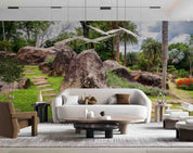3D Beautiful Garden Rock Stone Path Gardening Wall Mural Wallpaper GD 4382- Jess Art Decoration
