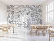 3D School STEM Science Lab Classroom Teaching Aid Wall Mural Wallpaper 46