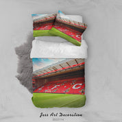 3D Liverpool Football Club Sky Quilt Cover Set Bedding Set Duvet Cover Pillowcase 906
