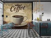 3D Restaurant Snack Bar Coffee Shop Wall Mural Wallpaper 47