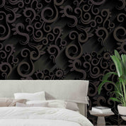 3D Abstract Black Artistic Pattern Wallpaper Wall Mural Wall Decor Wall Art Wall Sticker Remoable Wallpaper