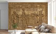 3D Ancient Egyptian Temple Exterior Wall Hieroglyphic Carving Wall Mural Wallpaper GD 4250- Jess Art Decoration