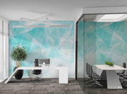 3D Office Business Commerce Geometric Lines Wall Mural Wallpaper 30
