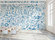 3D School STEM Science Lab Classroom Teaching Aid Wall Mural Wallpaper 48