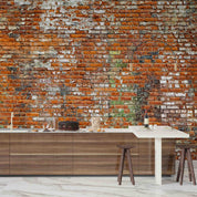 3D Old Red Brick Wall Texture Wall Mural Wallpaper GD 5620- Jess Art Decoration