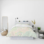 3D Freehand Sketching Floral Square Quilt Cover Set Bedding Set Duvet Cover Pillowcase 177