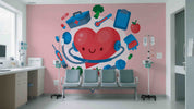 3D Clinic Hospital Rehabilitation Center Medical Healthcare Wall Mural Wallpaper 32