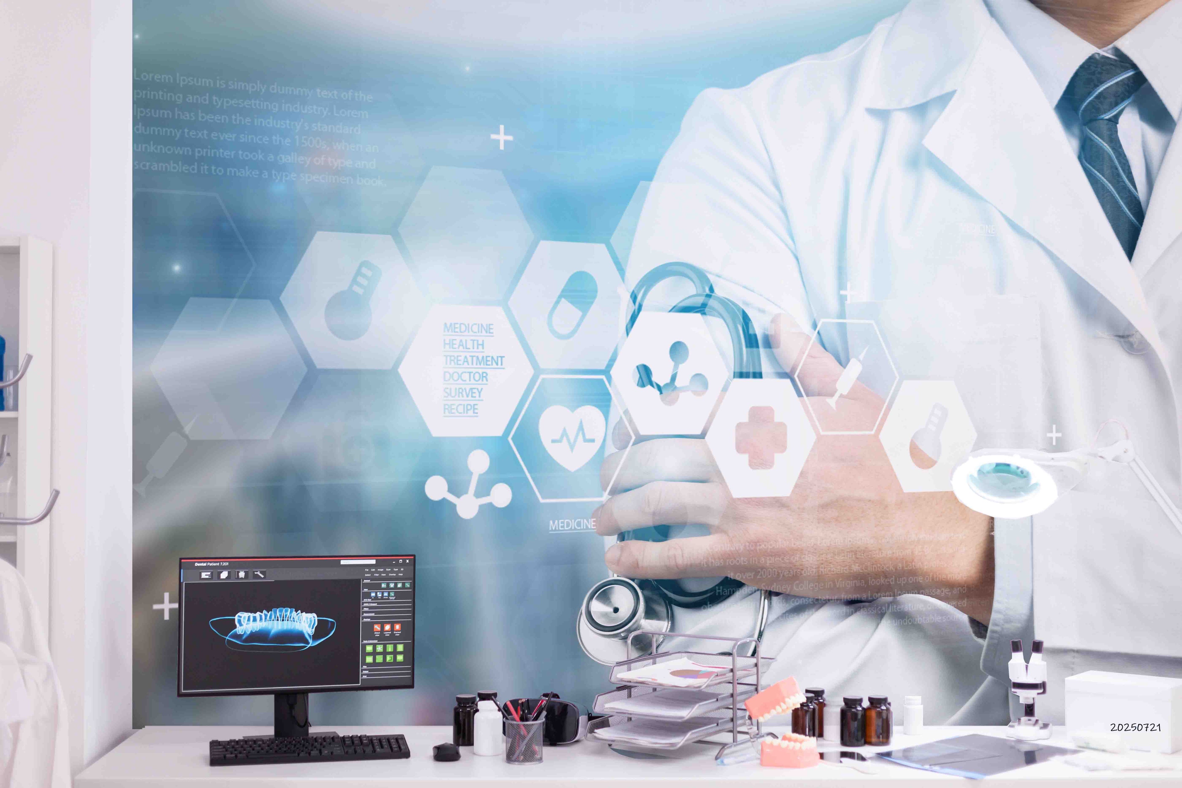 3D Clinic Hospital Rehabilitation Center Medical Healthcare Wall Mural Wallpaper 11