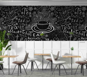 3D Restaurant Snack Bar Coffee Shop Wall Mural Wallpaper 62