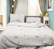 3D Floral Leaf Quilt Cover Set Bedding Set Duvet Cover Pillowcase 592
