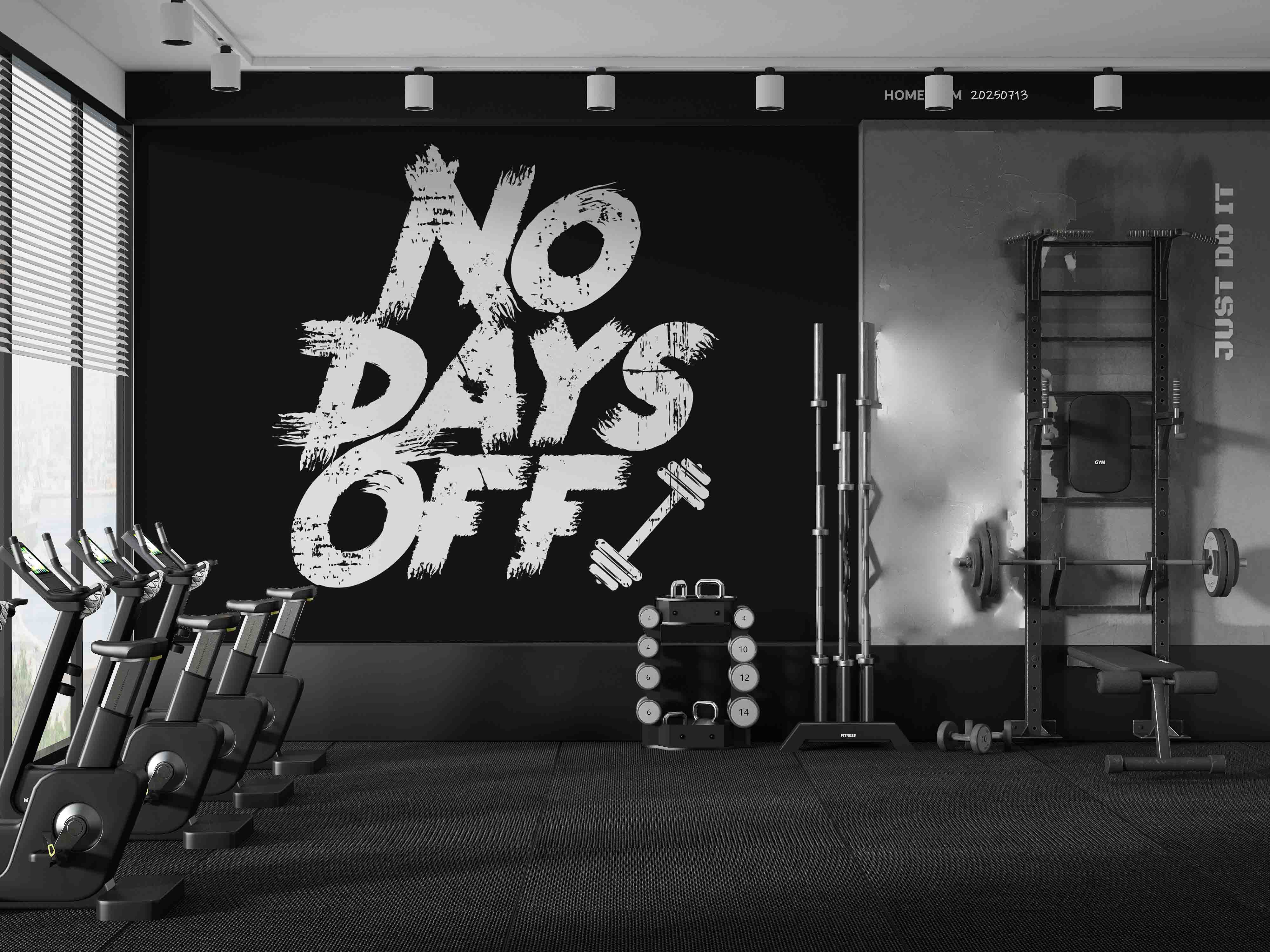 3D Gym Fitness Gymnasium Wall Mural Wallpaper 52