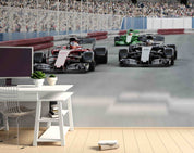3D F1 Formula One Racing Wallpaper Wall Mural Wall Decor Wall Art Wall Sticker Remoable Wallpaper
