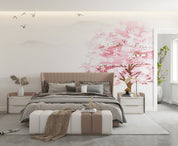 3D Tree Oriental Bird Stone Wall Mural Wallpaper YXL 2818