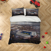 3D Aston Villa Architecture Quilt Cover Set Bedding Set Duvet Cover Pillowcase 895