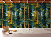3D Green Forest Landscape Oil Painting Wallpaper Wall Mural Wall Decor Wall Art Wall Sticker Remoable Wallpaper LQH 111
