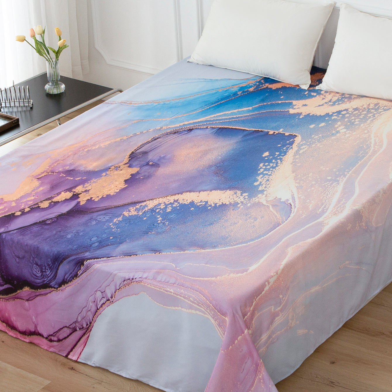3D Watercolor Marble Quilt Cover Set Bedding Set Duvet Cover Pillowcases 716- Jess Art Decoration