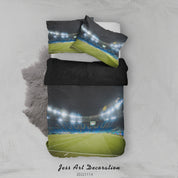 3D Rome Football Field Spectator Seats Lamplight Quilt Cover Set Bedding Set Duvet Cover Pillowcase 867