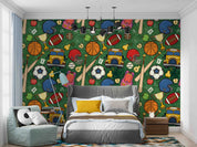 3D School Pattern Educational Elements Wall Mural Wallpaper GD 5649- Jess Art Decoration