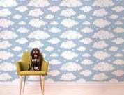 3D Cute Cloud Stars Kids Wall Mural Wallpaper GD 4665- Jess Art Decoration