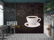 3D Coffee Shop Wall Mural Wallpaper 24