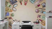3D Salon Shop Beauty Salon Manicure Set Manicure Tools Wall Mural Wallpaper 52