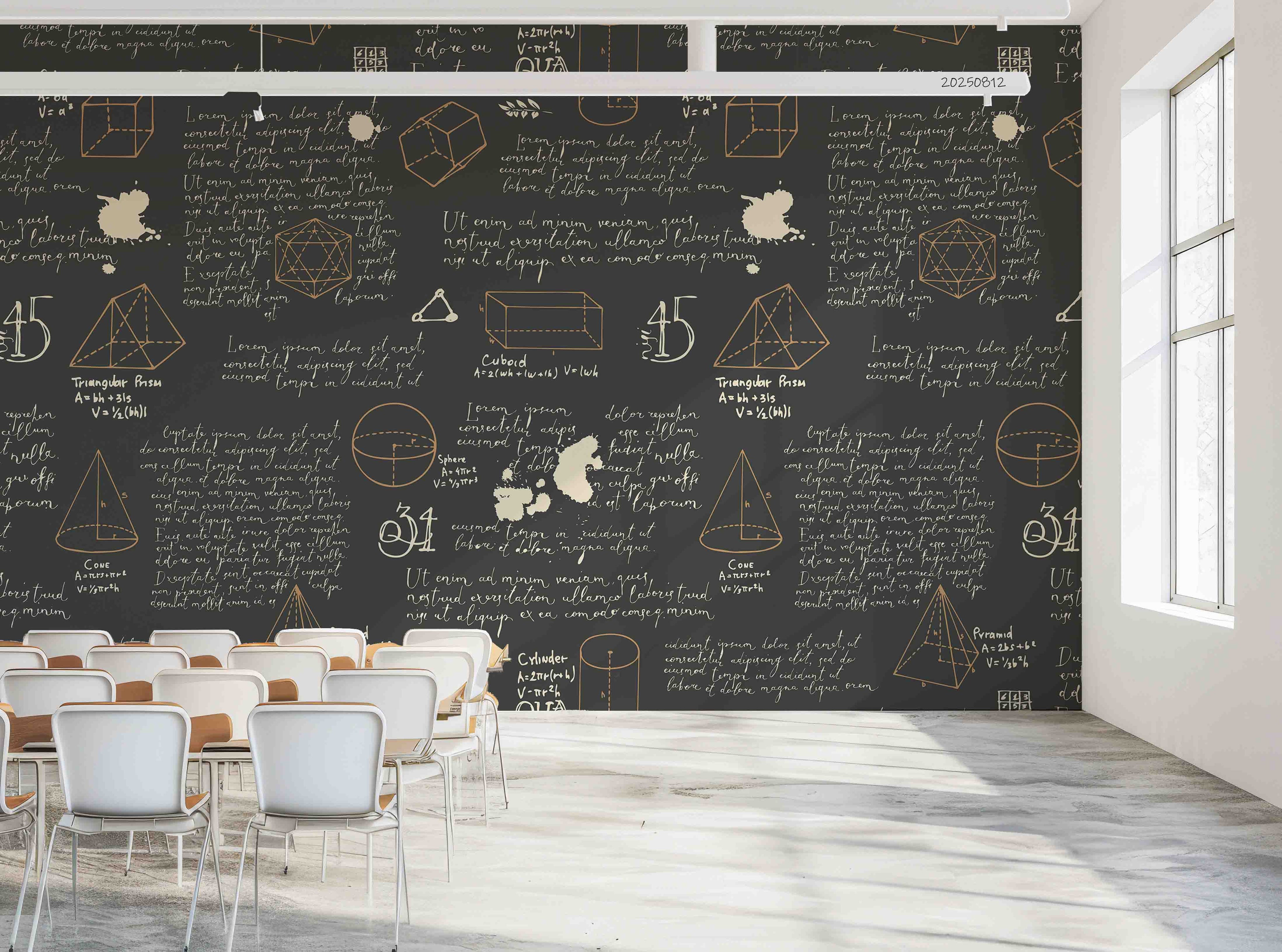 3D School STEM Science Lab Classroom Teaching Aid Math Wall Mural Wallpaper 15