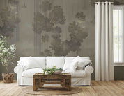 3D Abstract Gray Leaf Wallpaper Wall Mural Wall Decor Wall Art Wall Sticker Remoable Wallpaper LQH