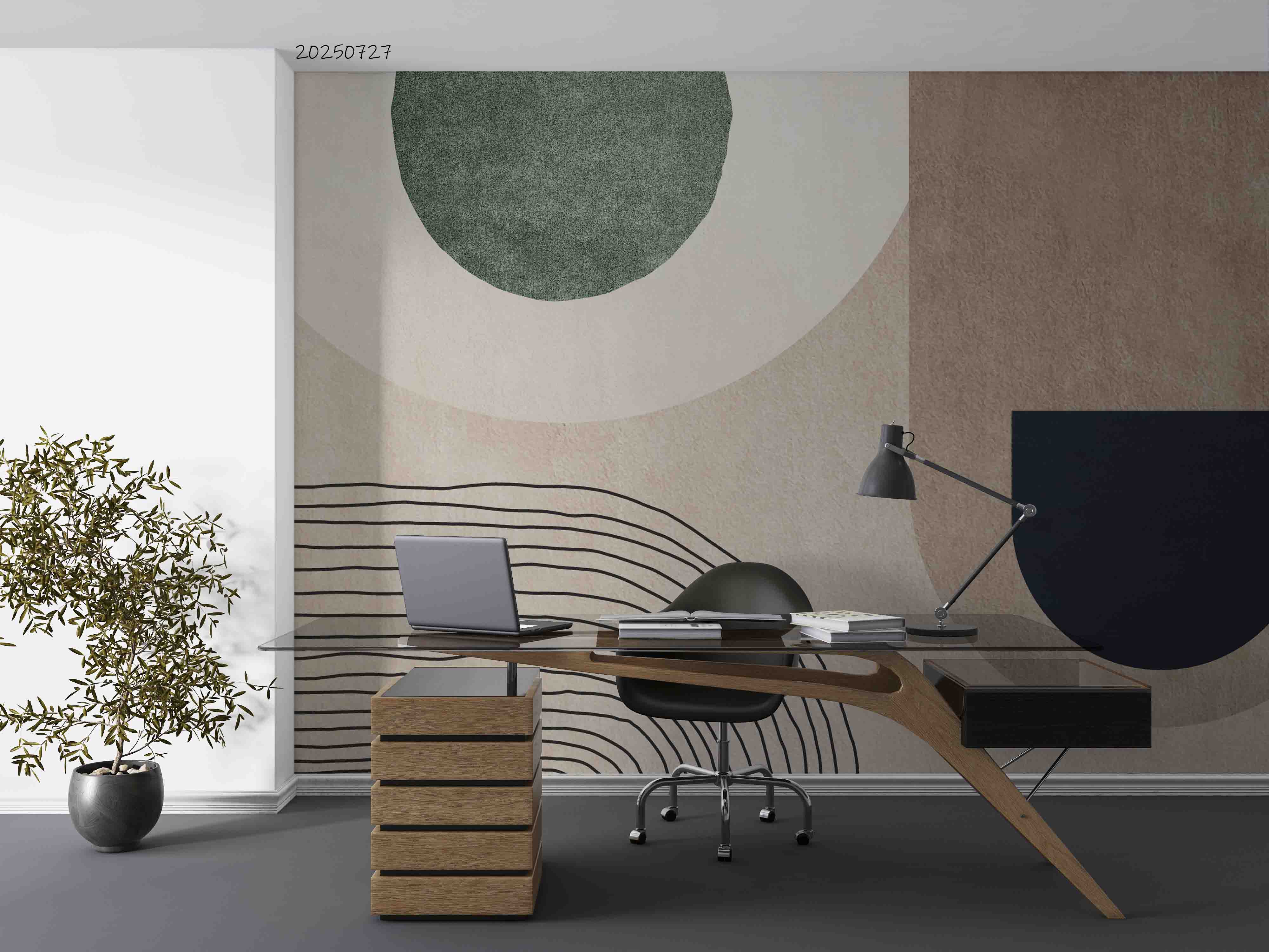 3D Office Business Technology Geometric Modern Wall Mural Wallpaper 18