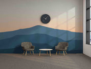 3D Sunset Sky Mountain Range Natural Scenery Wallpaper Wall Mural Wall Decor Wall Art Wall Sticker Remoable Wallpaper 24