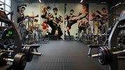 3D Gym Fitness Boxing Wall Mural Wallpaper 4
